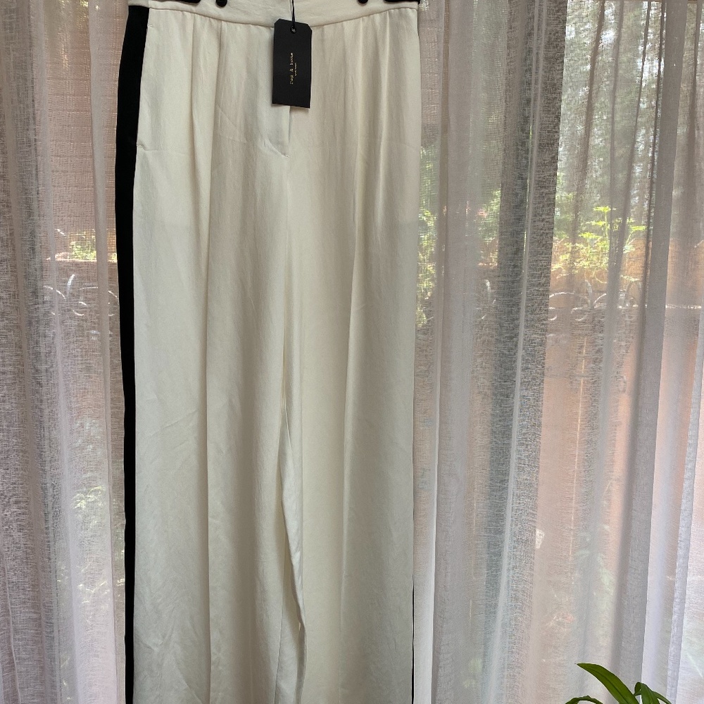 Rag and bone wide leg pants